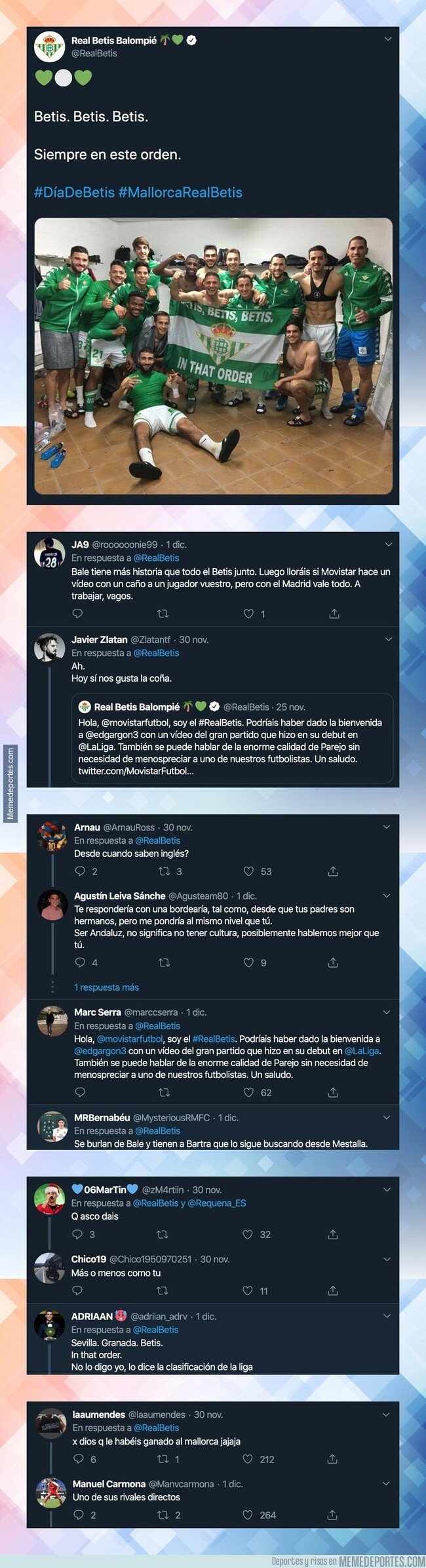 1092586 - El Real Betis usa la famosa bandera de Bale en Gales para celebrar una victoria y sale totalmente escaldado por este motivo