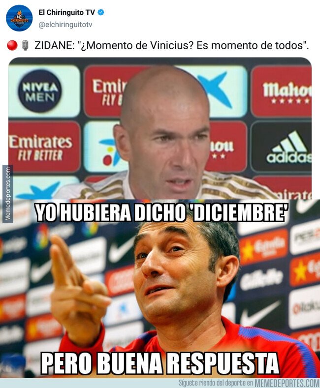 1092807 - Valverde y Zidane pueden aconsejarse en sus respuestas vacías