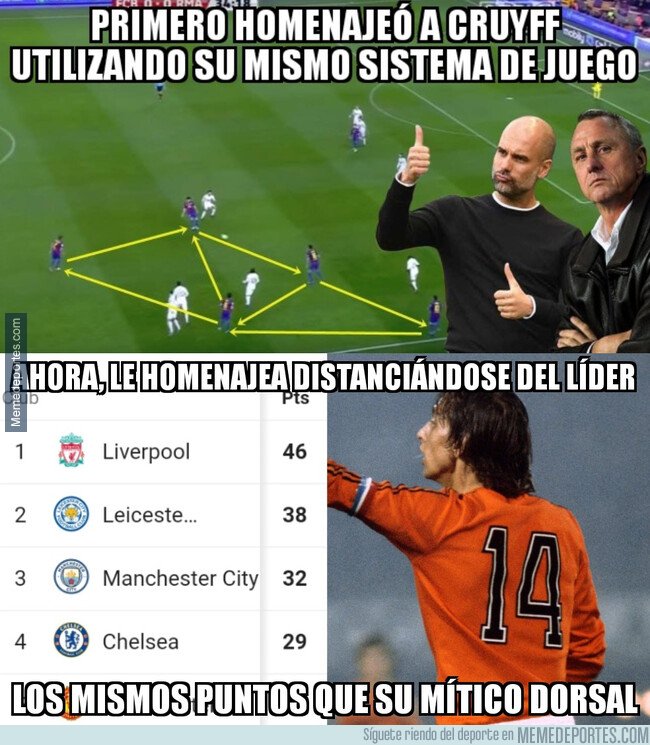 1092972 - Los homenajes de Pep a Cruyff son constantes