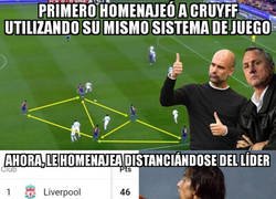 Enlace a Los homenajes de Pep a Cruyff son constantes