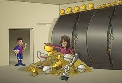 Enlace a En casa de Messi ya no caben más reconocimientos, por @zezocartoons