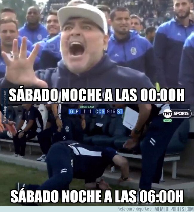 1093026 - Las dos caras del Diego en Gimnasia