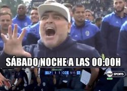 Enlace a Las dos caras del Diego en Gimnasia