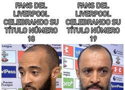 Enlace a Han pasado tantos años del último título del Liverpool...