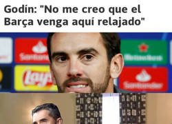 Enlace a Godín duda de la relajación de Valverde