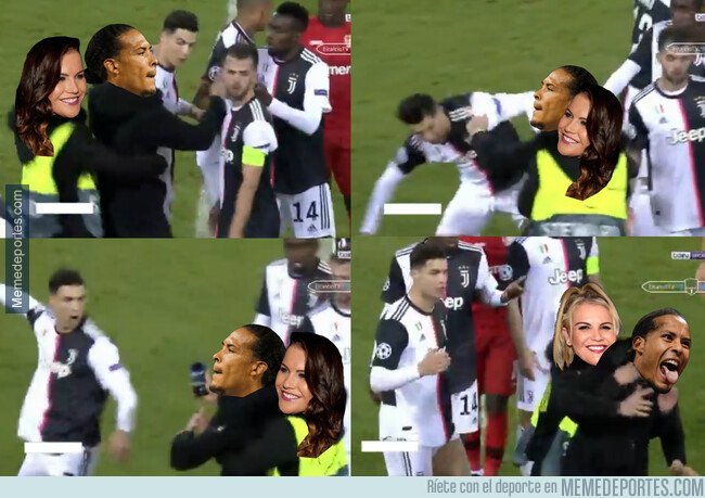1093311 - Descripción gráfica de la defensa a Cristiano de su hermana frente a Van Dijk