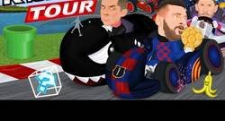 Enlace a Carrera del Mario Kart con los jugadores más famosos del mundo
