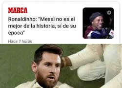 Enlace a Messi ha sido traicionado por su predecesor