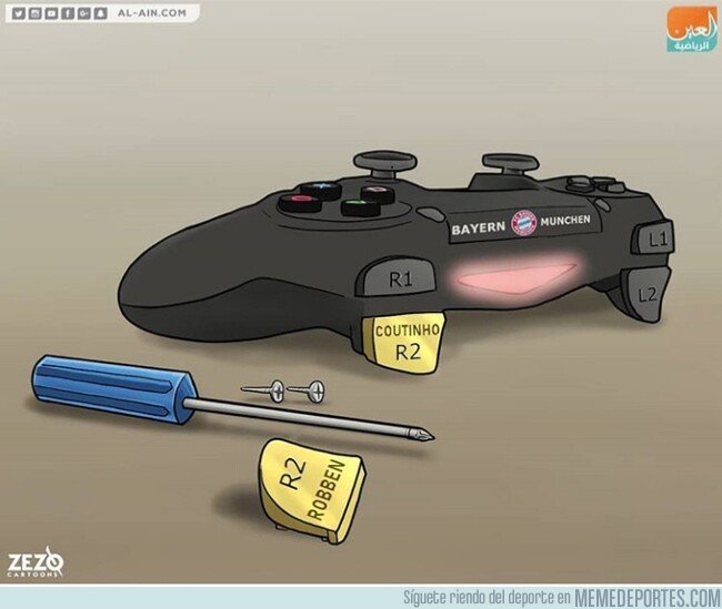 1093530 - El Bayern tiene un nuevo crack de videoconsola, por @zezocartoons