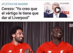 Enlace a Cerezo provoca las risas en el vestuario del Liverpool