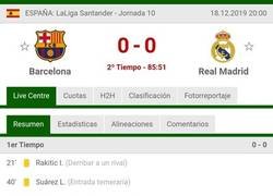 Enlace a Se nota cuando hay un clásico por sus amarillas (y motivos)