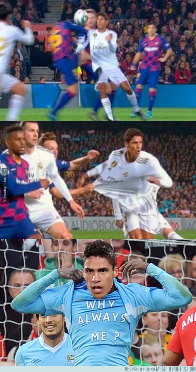 1093935 - Los penaltis no pitados la tomaron con Varane