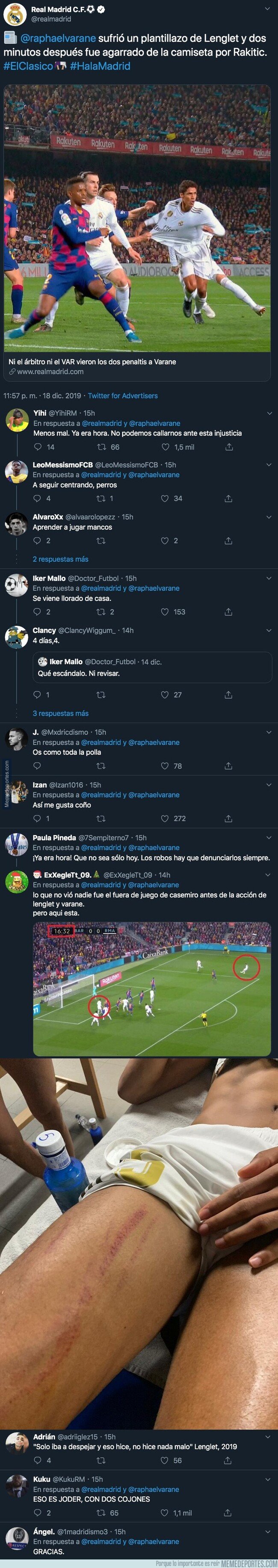 1093979 - El tuit del Real Madrid rajando del árbitro tras el Clásico que no esperaban los madridistas y están aplaudiendo muy fuerte