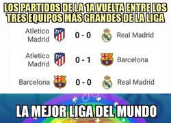 Enlace a Un solo gol en tres enfrentamientos directos