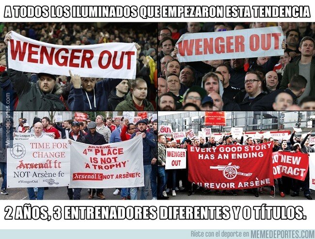1094059 - Al menos con Wenger nos echábamos unas risas en las jornadas de Champions