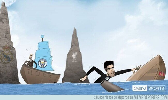 1094098 - Arteta cambia de barco, por @footytoonz