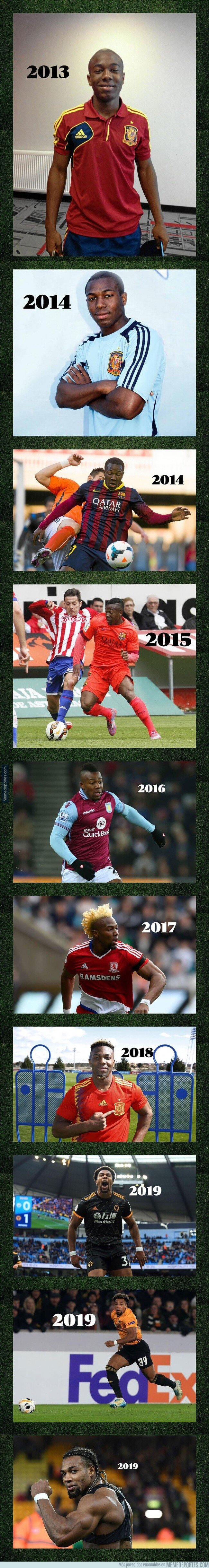 1094217 - El brutal cambio físico de Adama Traoré en los últimos cuatro años con el que todo Dios está alucinando