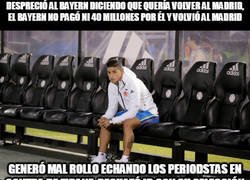 Enlace a El karma ha puesto a James en su lugar