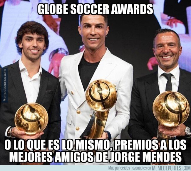 1094655 - Si te caen bien Mendes y eres futbolista, estos son tus premios