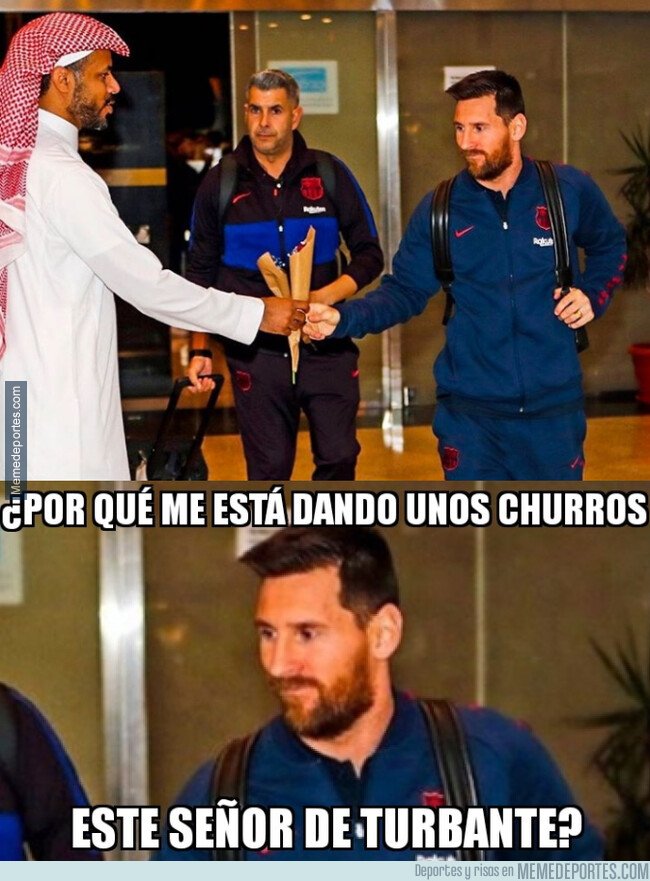1095238 - Extraña llegada de los jugadores del Barça a Arabia Saudí