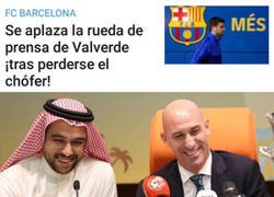 Enlace a La Federación con el dinerito y el pobre Valverde, perdido por la calles de Yeda