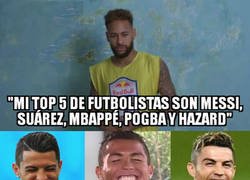 Enlace a Creo que Neymar olvidó a alguien en su top 5