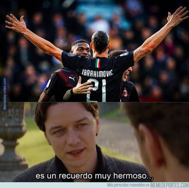 1095589 - Zlatan liderando una victoria del Milan como antaño