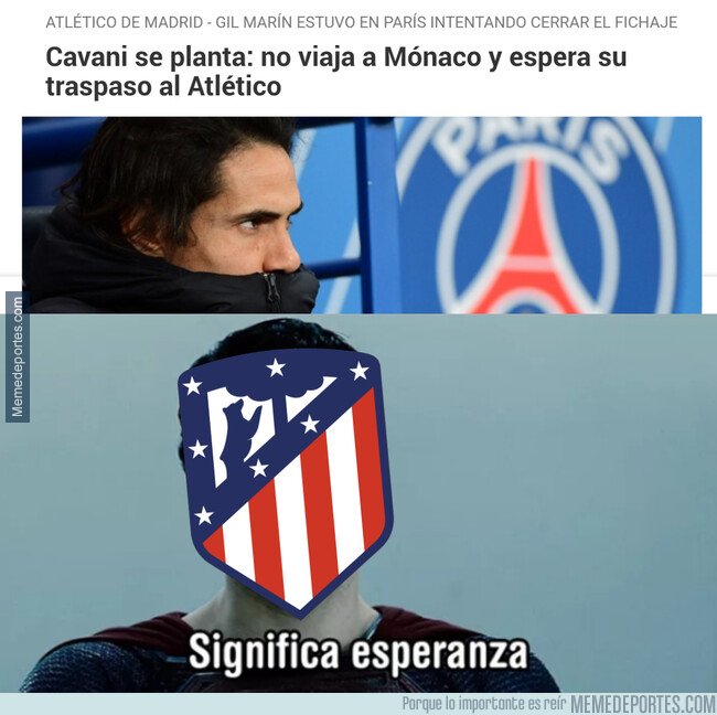 1095879 - Cavani todavía es posible para el Atlético