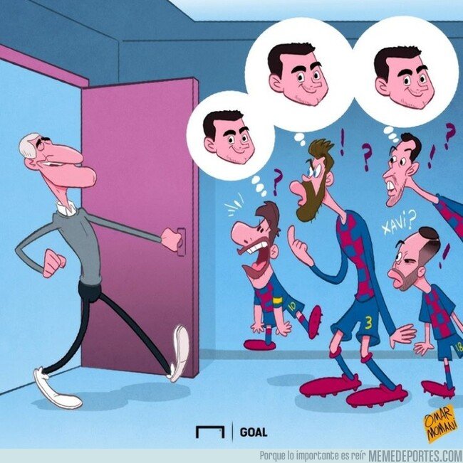 1095885 - Finalmente llegó Setién cuando todos esperaban a Xavi, por @goalglobal