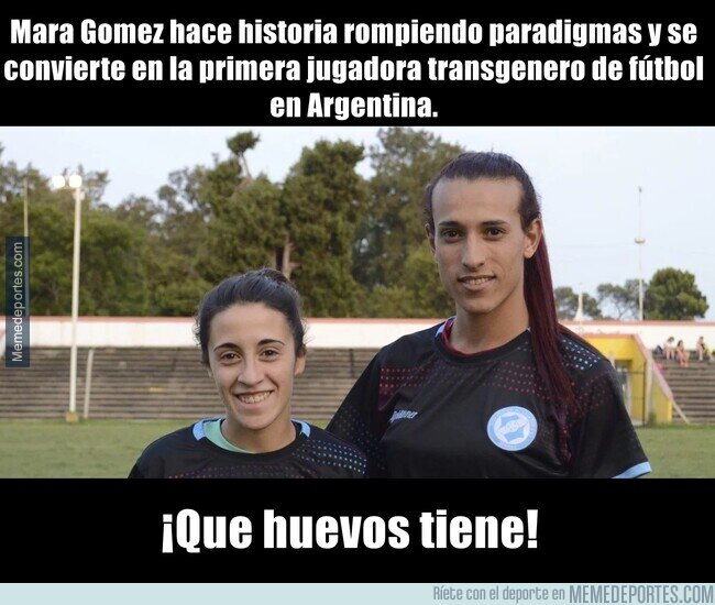 1095922 - La primera jugadora transgenero de fútbol en Argentina