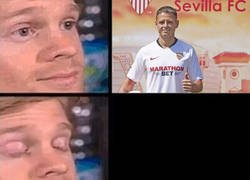 Enlace a El paso de Chicharito por el Sevilla ha sido un visto y no visto