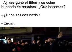 Enlace a Mostrar fascismo se les da bien. Puntuar en Ipurúa ya si acaso el próximo año