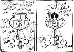 Enlace a Lo peligroso no es el tiki-taka, sino que salga el cuco