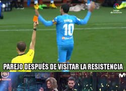 Enlace a Parejo debió entender que en su mundo no todo son risas constantes