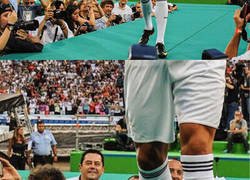 Enlace a Internet está totalmente revolucionado por esta foto que ha salido a la luz de la presentación de Cristiano Ronaldo por este detalle