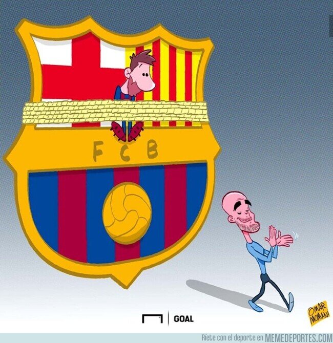 1097919 - Guardiola ata el futuro de Messi junto al Barça, por @goalglobal