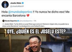 Enlace a Joselu presenta su candidatura como futurible delantero para el Barça