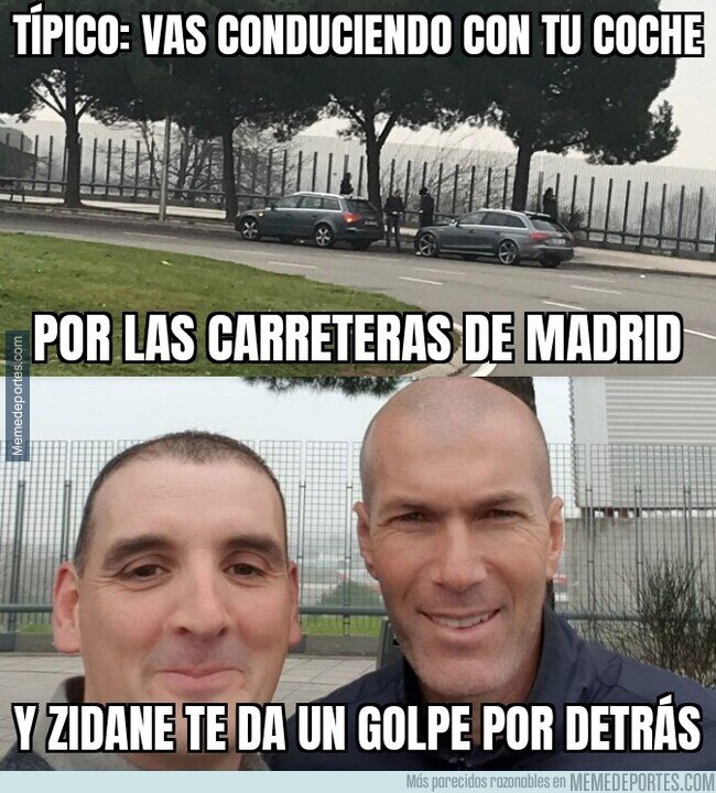 1098241 - El incidente vial de Zidane en los alrededores de Valdebebas