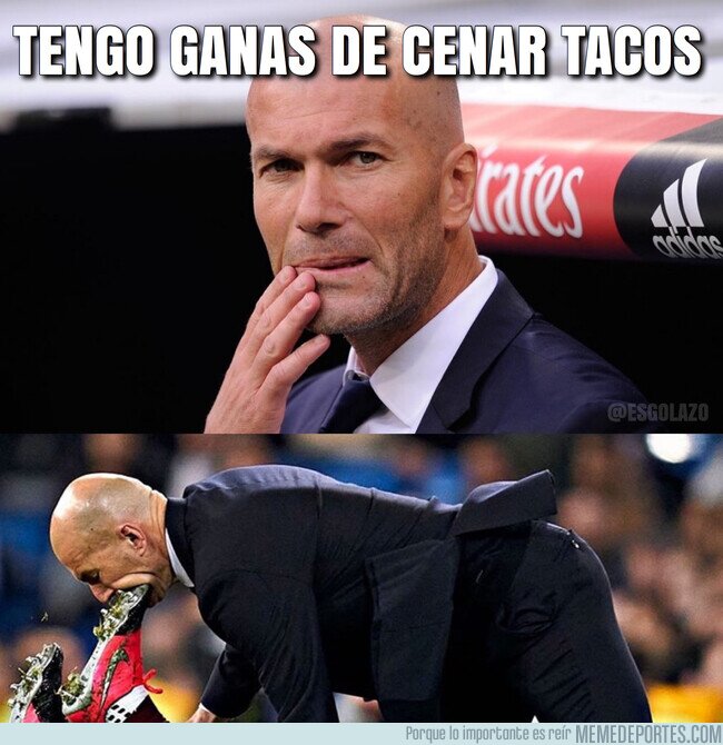 1098563 - A Zidane se le antojó unos tacos