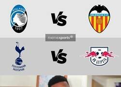 Enlace a Europa League un miércoles