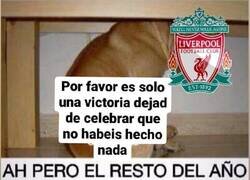 Enlace a La actitud de los aficionados del Liverpool