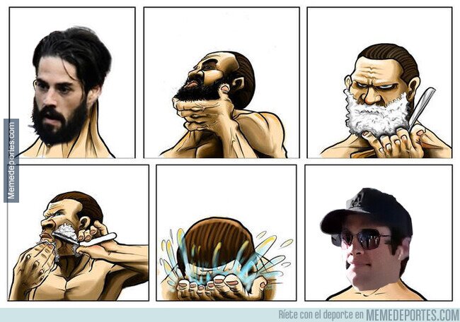 1099077 - Casi que prefiero la barba talibán a los cachetes de bebé