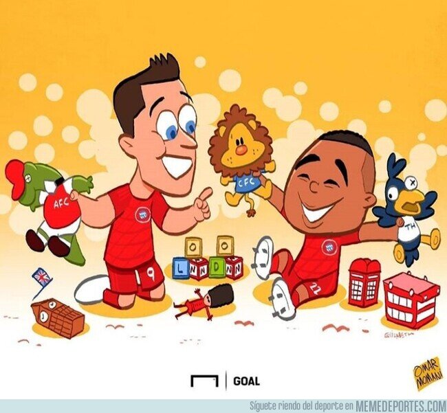 1099254 - Los equipos londinenses son un juego de niños para el Bayern, por @goalglobal