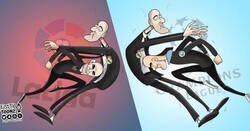 Enlace a Zidane pierde las batallas contra otros calvos, por @footytoonz