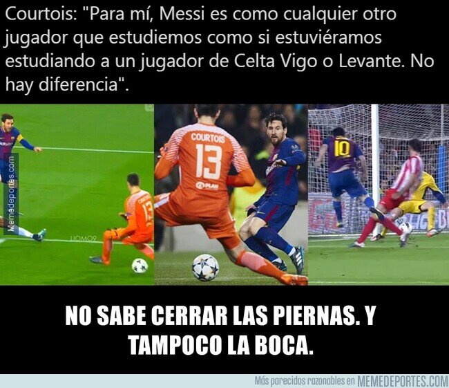 1099500 - Courtois metiendo el dedo en la boca del tigre.
