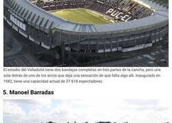 Enlace a Cinco estadios cuya construcción parece estar incompleta