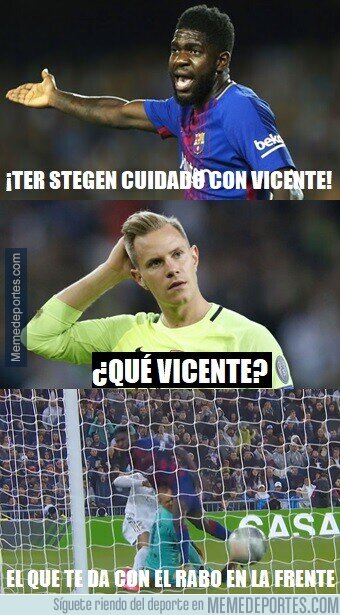 1099733 - Ter Stegen no esperaba encontrarse con Vicente