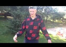 Enlace a Te va a sorprender: El día que Haaland probó suerte como cantante de rap