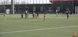 Enlace a Thiago Messi ya ilusiona y ha marcado este doblete lleno de magia como su padre