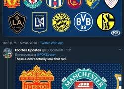 Enlace a La cadena FOX intercambia los colores de los escudos con sus máximos rivales y el BVB responde de forma contundente